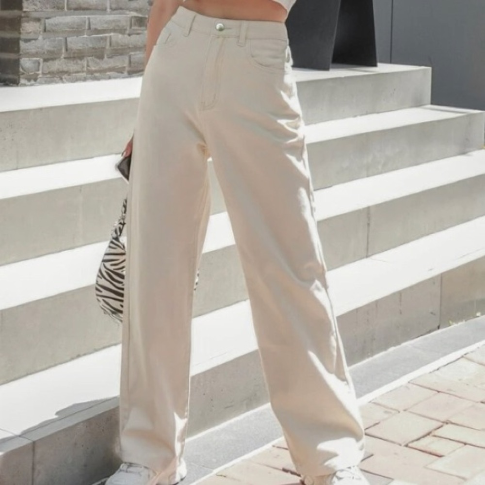 High Waisted Wide Leg Jeans